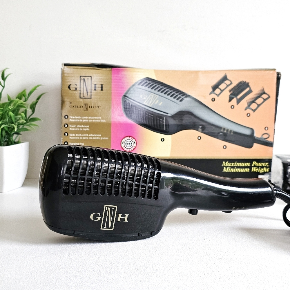 GNH By Gold N Hot Professional 1875 Watt Multi-Use Styler Black Hair Dryer